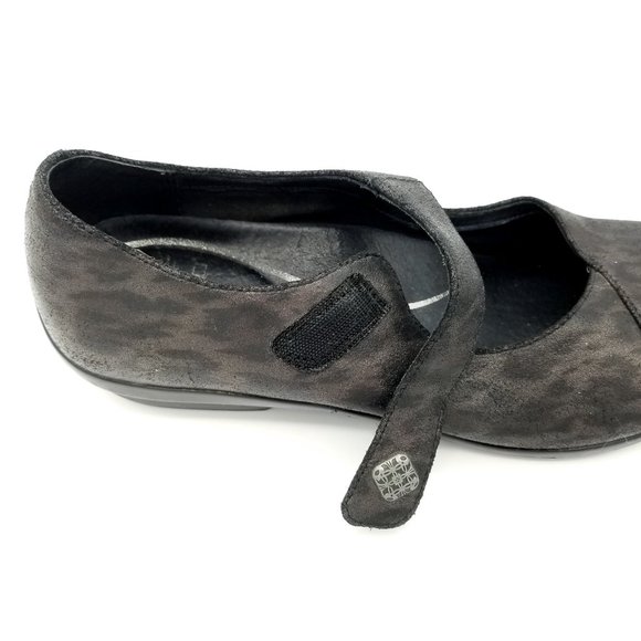 DANSKO Mary Jane Comfort Shoes Opal Metallic Leopard Women's size 37 US 6.5 EUC - Picture 11 of 11